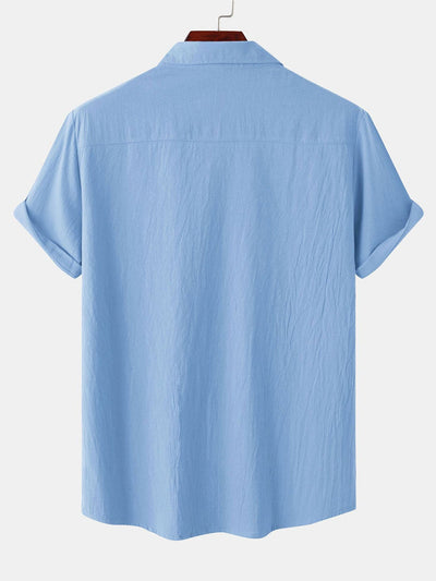 Alver® | Man Button Up Shirt With Patch Pockets