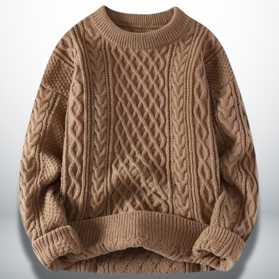Atanasio® | Elegant Men's Crew Neck Sweater