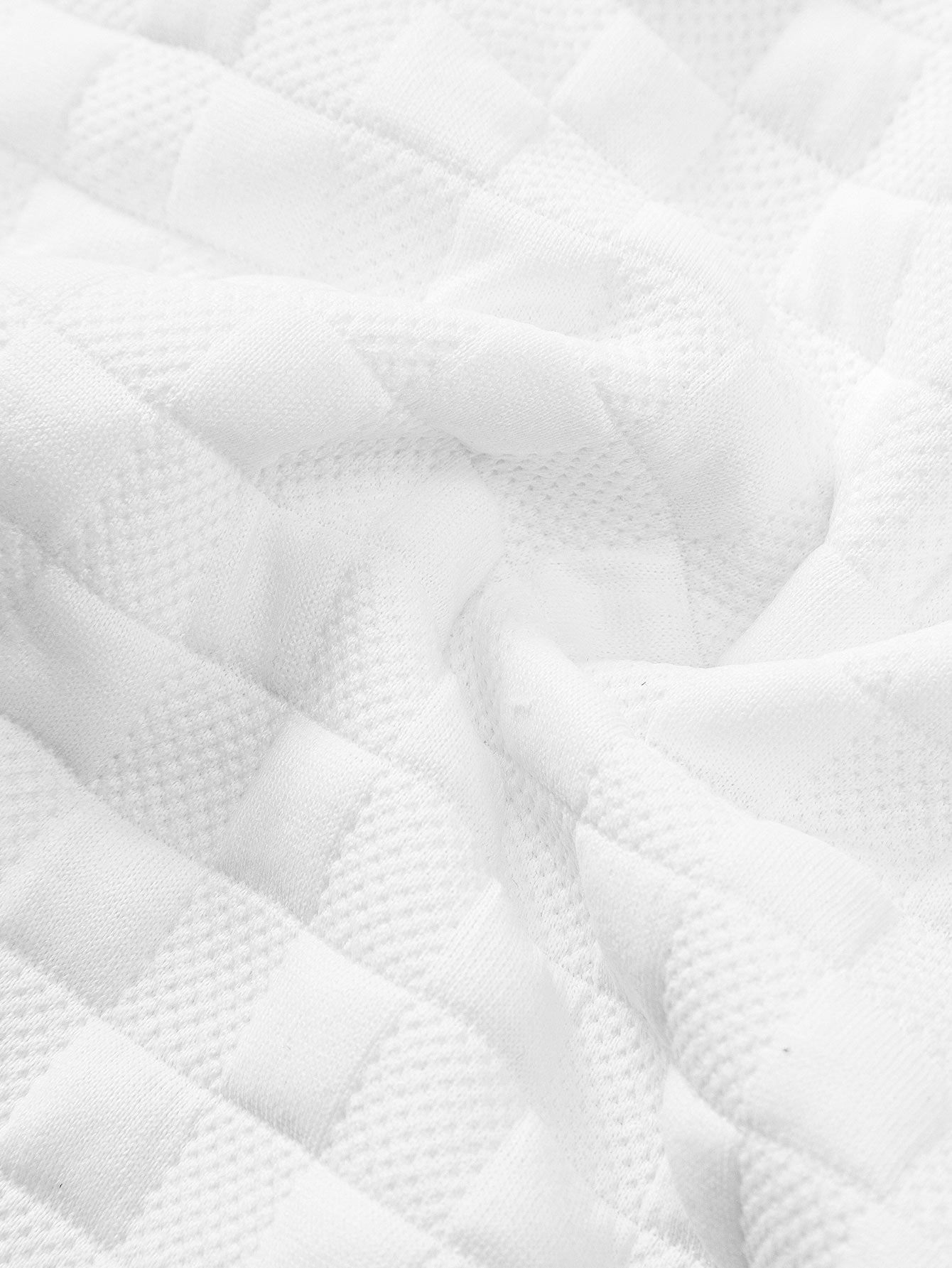 Jeffrey® | Checkerboard Stand Collar Shirt & Checkerboard Jacquard Shorts