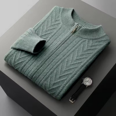 Xavier | Verona Cashmere Pattern Vest