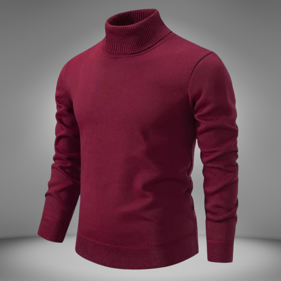 Eneas | Classic turtleneck knit sweater for men
