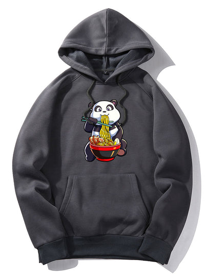 Orrin | Panda Eating Ramen Print Hoodie