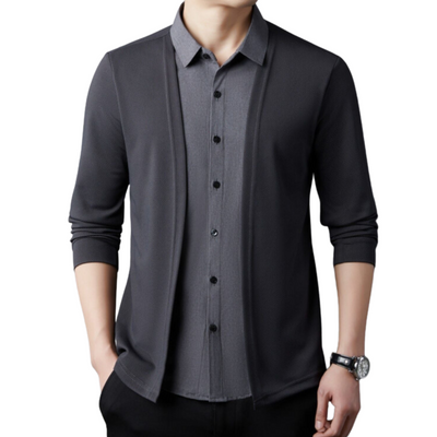 Alan | 2-in-1 shirt and cardigan