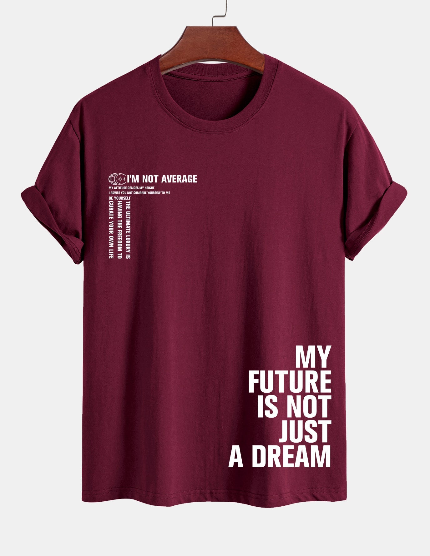 Urbano® | Positive Slogan Print Cotton T-Shirt