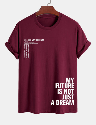Urbano® | Positive Slogan Print Cotton T-Shirt