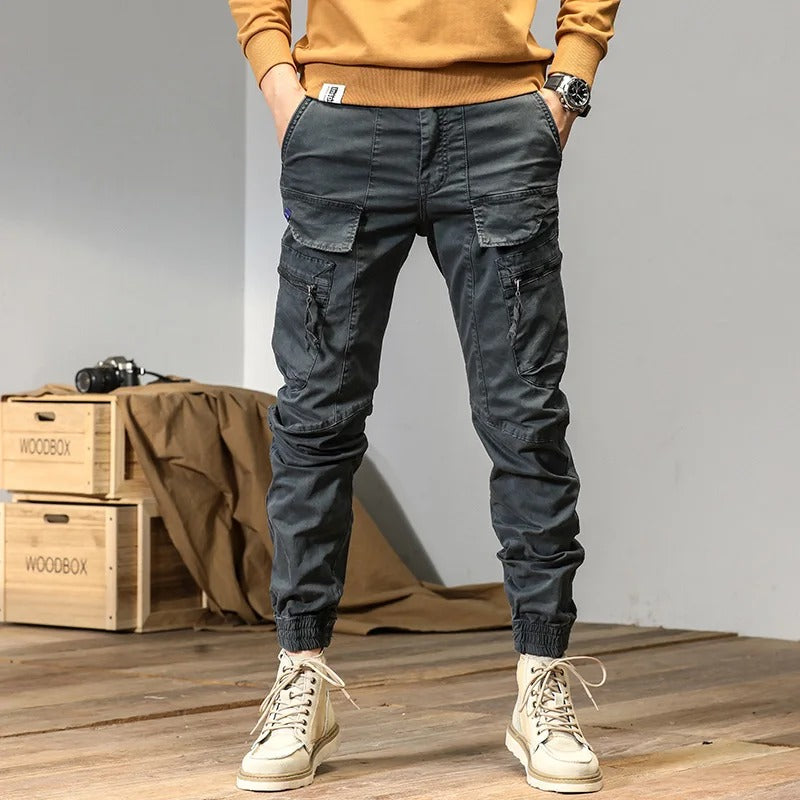 Próspero® | Khaki Cargo Joggers