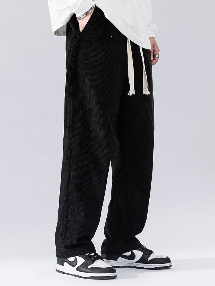 Lamberto® | Straight Leg Corduroy Pants