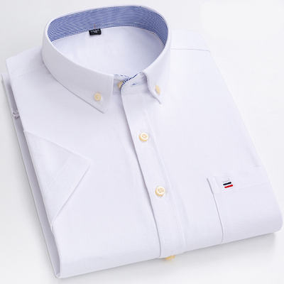 Dimitri® | Soft Cotton Shirt With Practical Chest Pocket And Short Sleeves