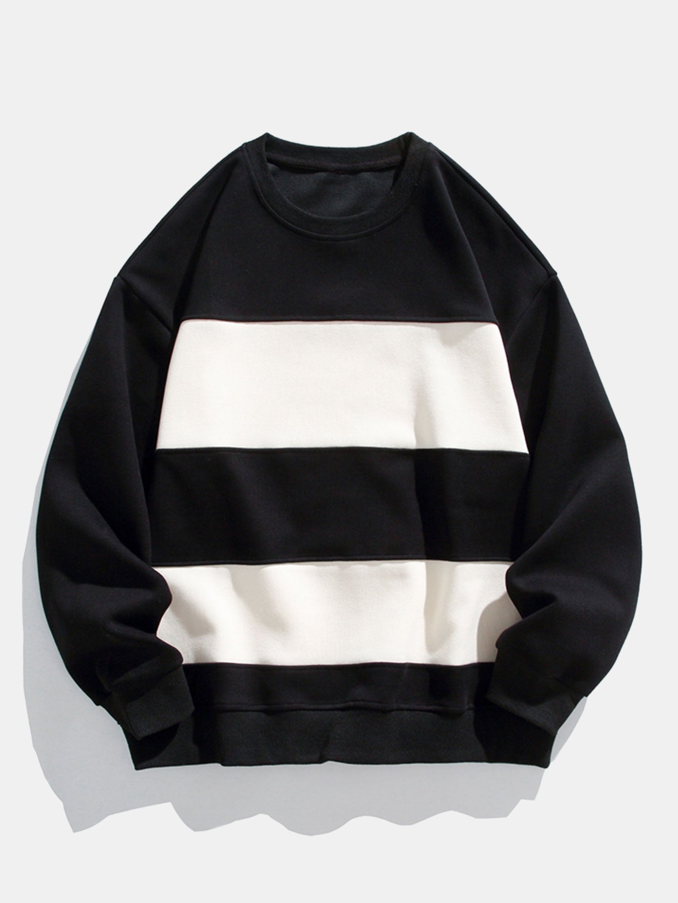 Arminius® | Relax Fit Color Block Crew Neck Sweatshirt