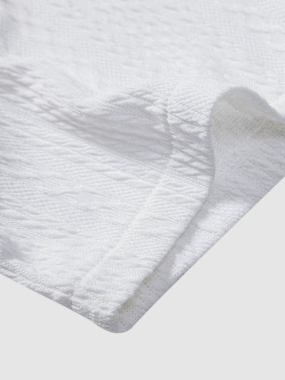 Yasser® | Muscle Fit Jacquard Textured Shirt