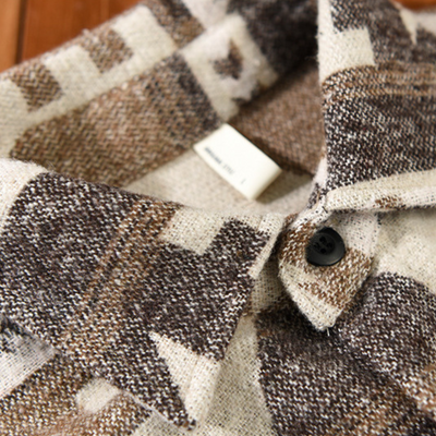 Atilio® | Warm shirt with ethnic design