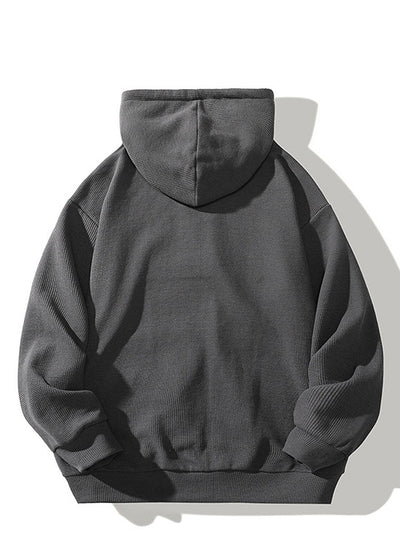 Gael | Relaxed Waffle Zip Hoodie