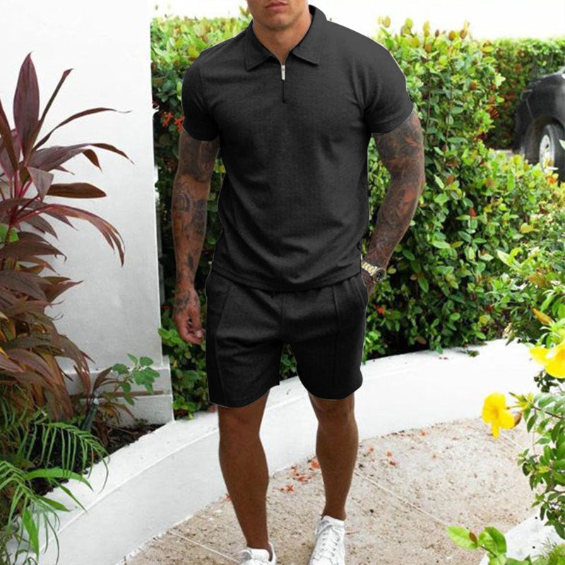Dorian® | Summer Two-Piece Sporty Short-Sleeved Suit For Men