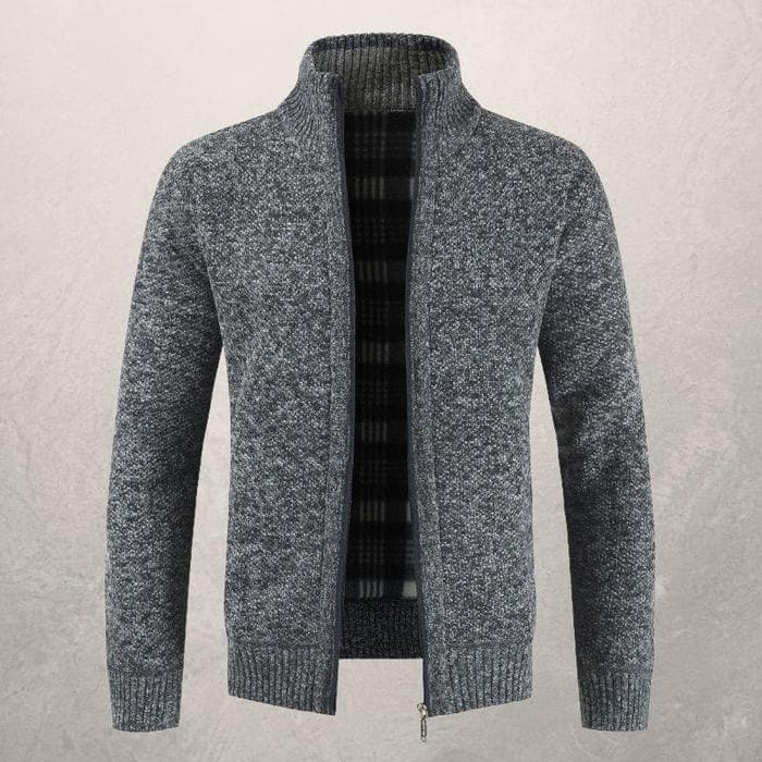 Jett® | Patterned Zip-Up Cardigan For Men