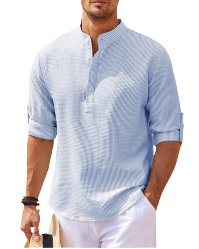 Cameron | Long Sleeved Polo Shirt