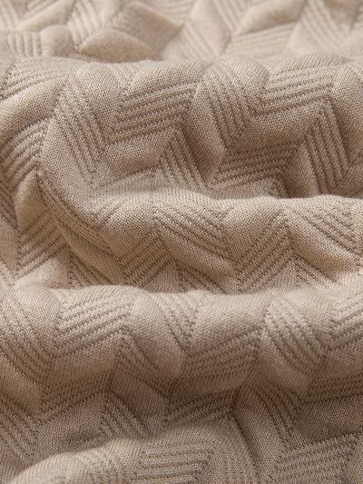 Colton | Geometric Jacquard Polo