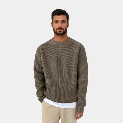 Malcolm® | Round Neck Knit Sweater
