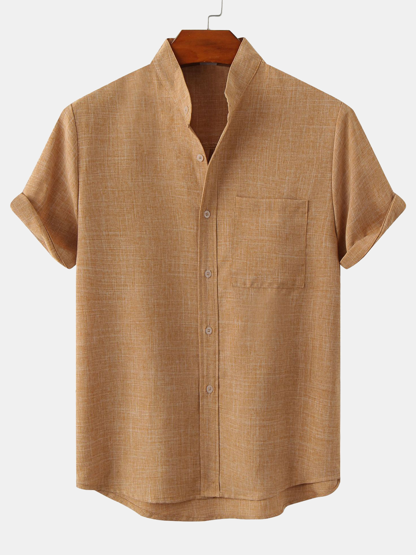 Hudson® | Shirt With Mandarin Collar And Pocket