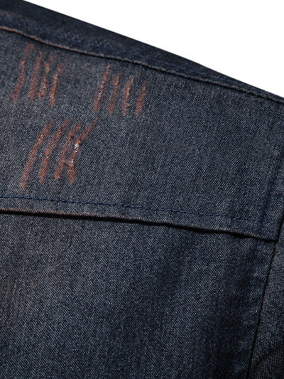 Finbar® | Washed Denim Western Shirt With Pockets