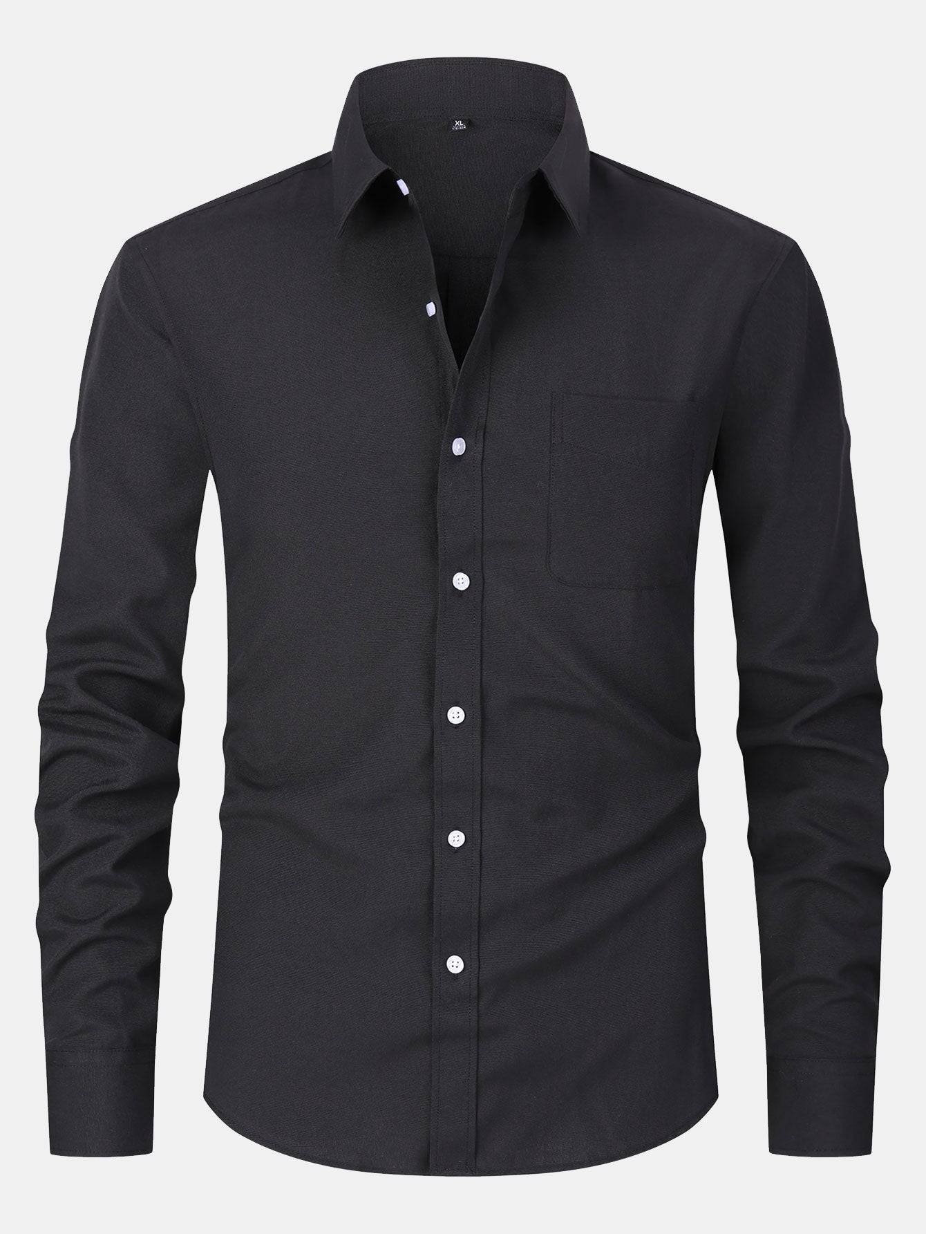 Fulvio® | Long Sleeve Pocket Button Up Oxford Shirt