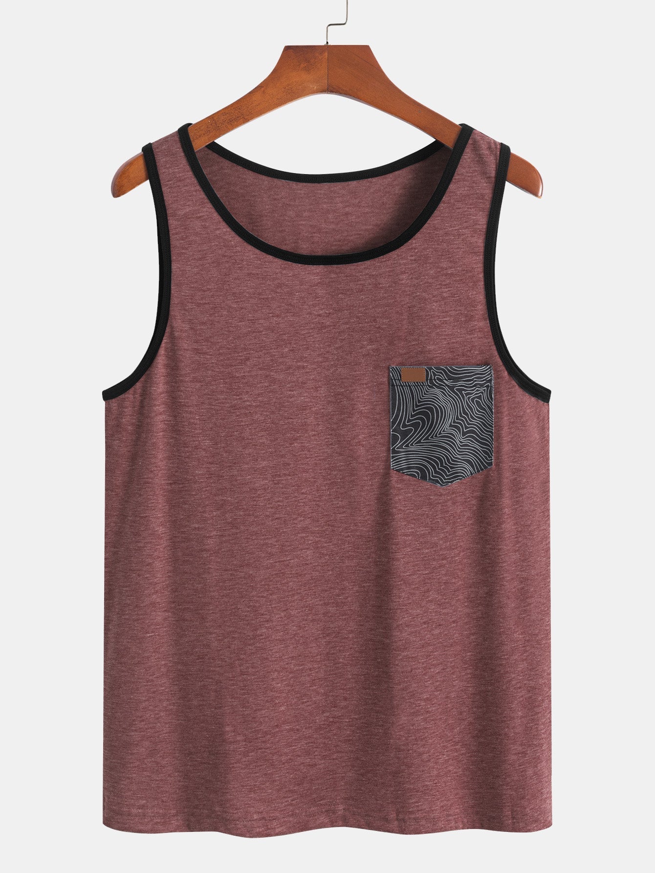 Harold® | Tank Top With Wave Pattern Pocket