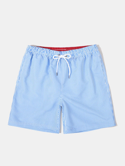 Adolphus® | 3 Pieces Vertical Striped Drawstring Swim Shorts