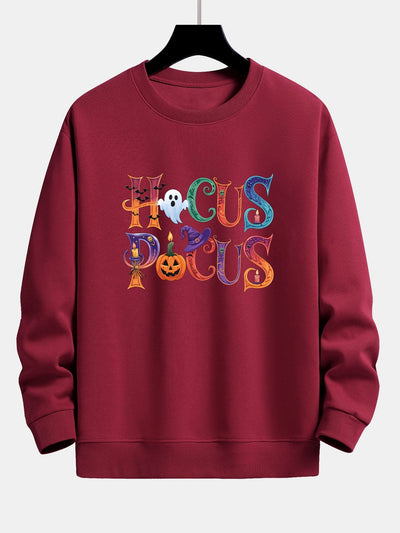 Bautista® | Halloween Hocus Pocus Print Relax Fit Sweatshirt