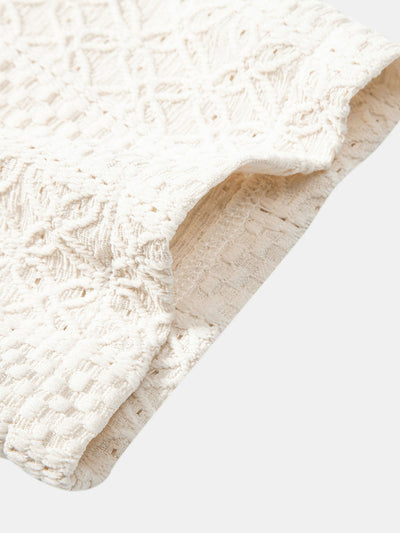 Frank® | Floral Checkerboard Jacquard Cuban Shirt