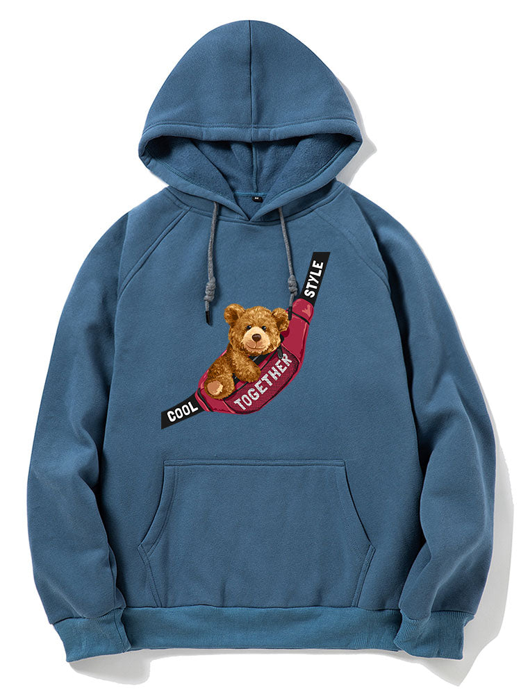 Mica | Shoulder Bag Bear Print Hoodie