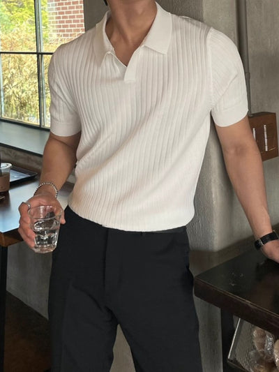 Bezant® | MV Athletic Fit Knitted Polo Shirt