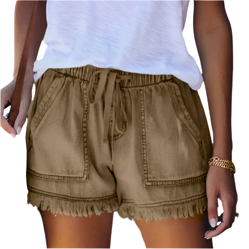 Preston® | Luxury High-Waist Denim Shorts