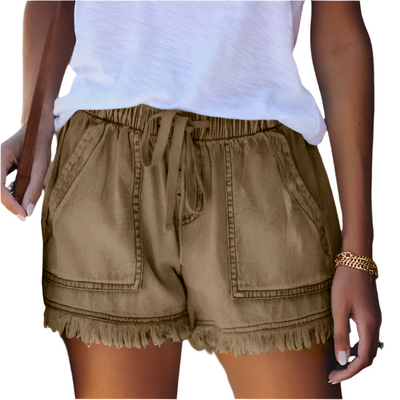 Preston® | Luxury High-Waist Denim Shorts
