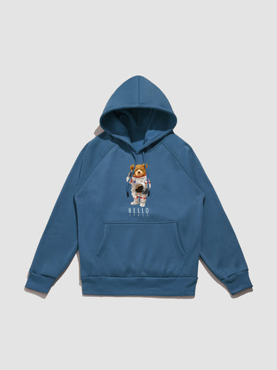 Langston | Astronaut Bear Print Hoodie