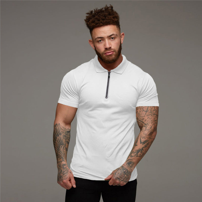 Jorge® | Men'S Zip-Up Polo Shirt