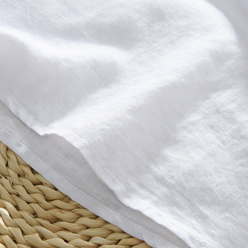 Kahlo® | Men'S Summer Chinoiserie Linen Shirt With Buttons