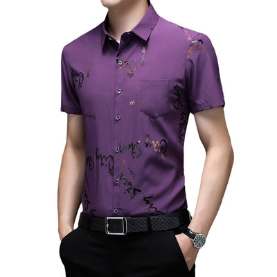 Kahlil® | Thin Short-Sleeved Shirt For Men
