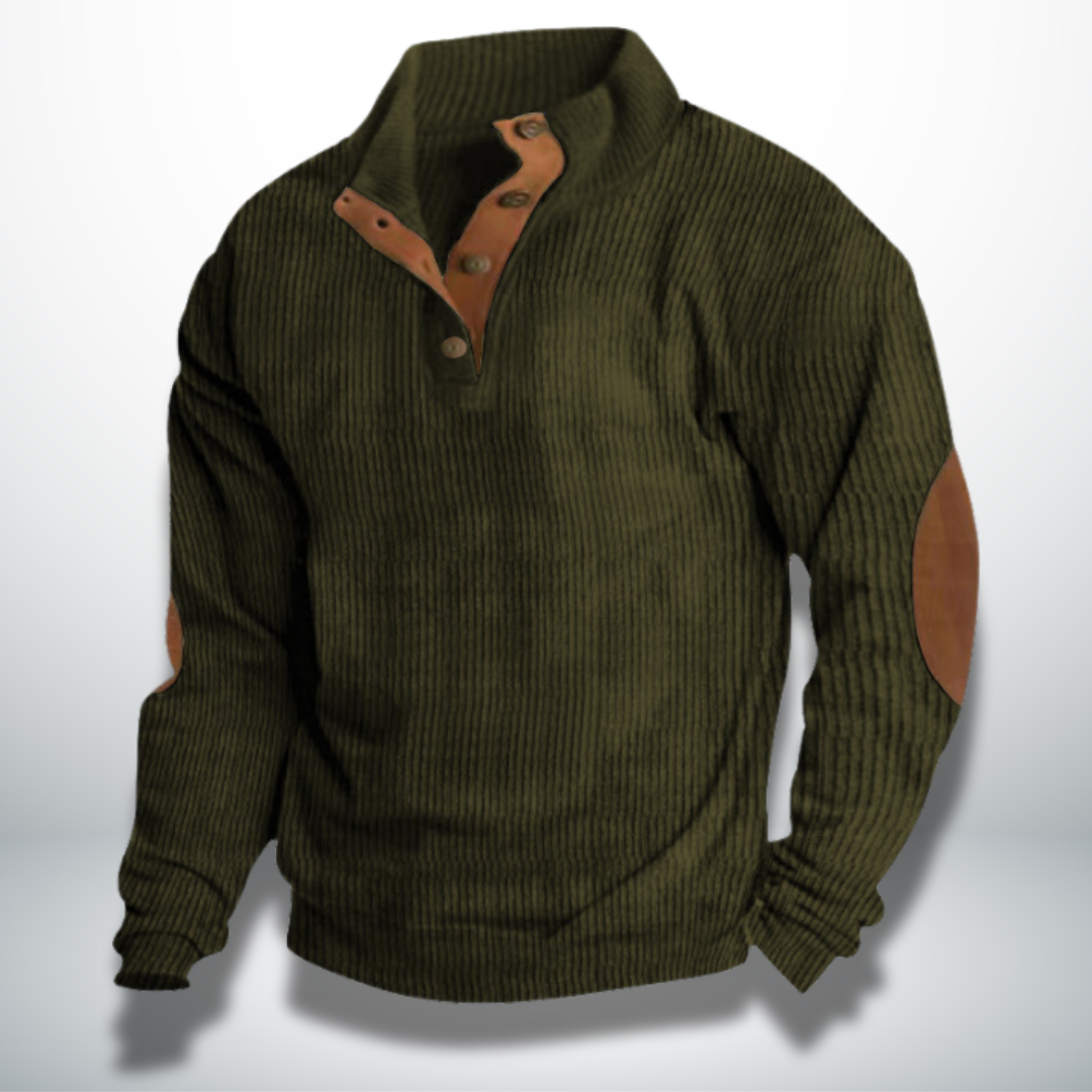 Clarencio® | Men's Velvet Effect Pullover