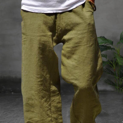 Barnaby® | Men'S Breathable Soft Casual Trousers With Elastic Waist