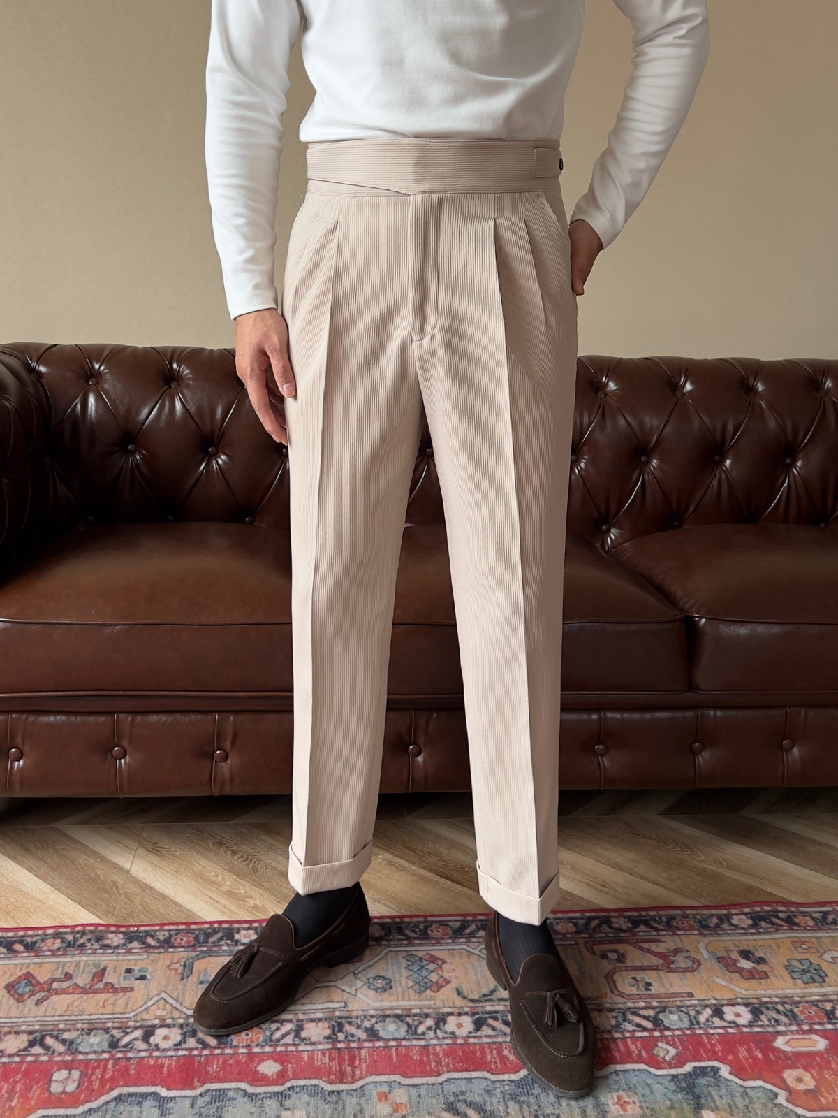 Bhanu® | MV Old Money High Waist Gurkha Trousers