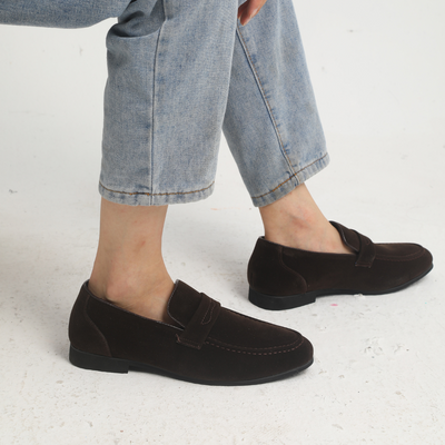 Tristan® | Suede Strap Loafers