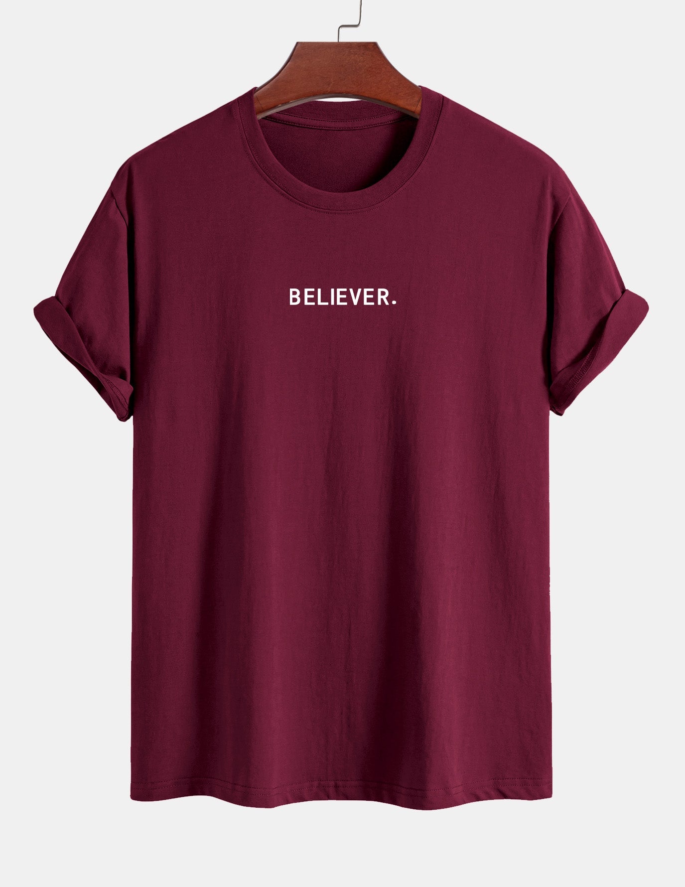 Octavio® | Believer Print Cotton T-Shirt