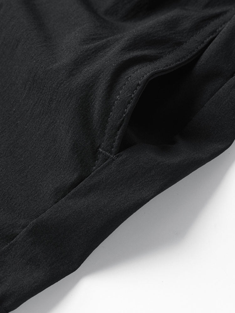 Amadeus | Solid Drawstring Cargo Shorts