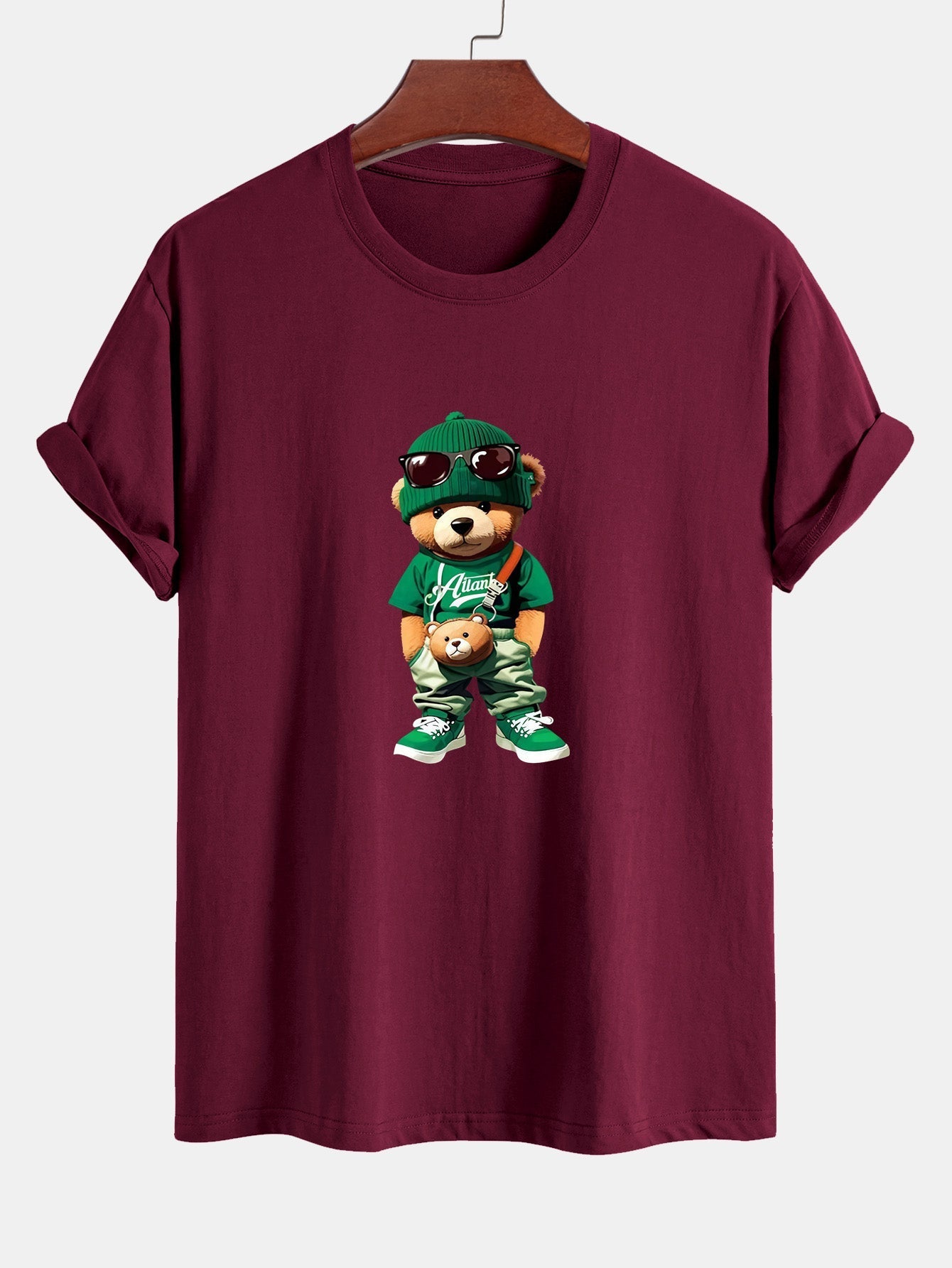 Cándido® | Trendy Bear Print Cotton T-Shirt