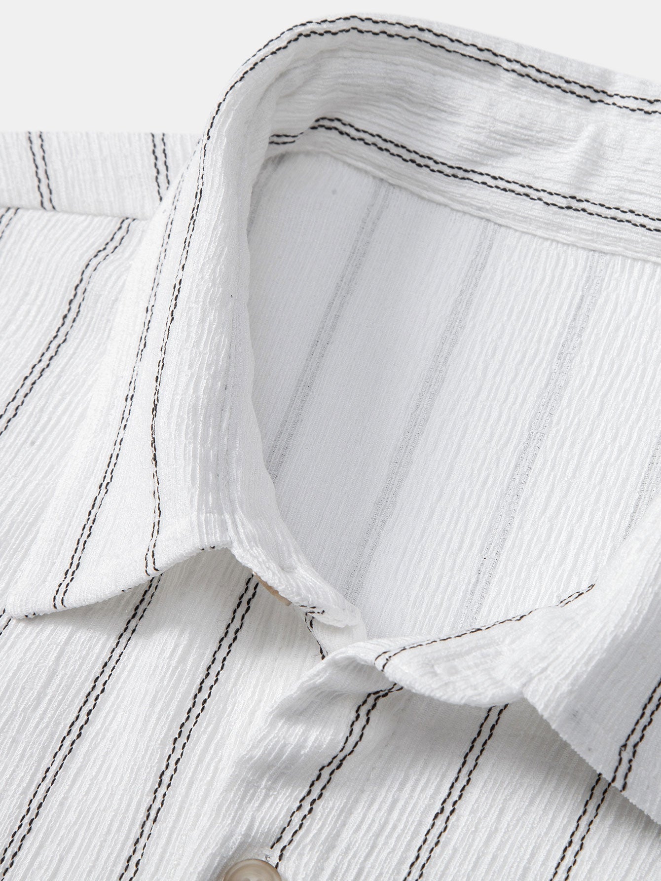 Cirilo® | Stripe Textured Button Up Shirt