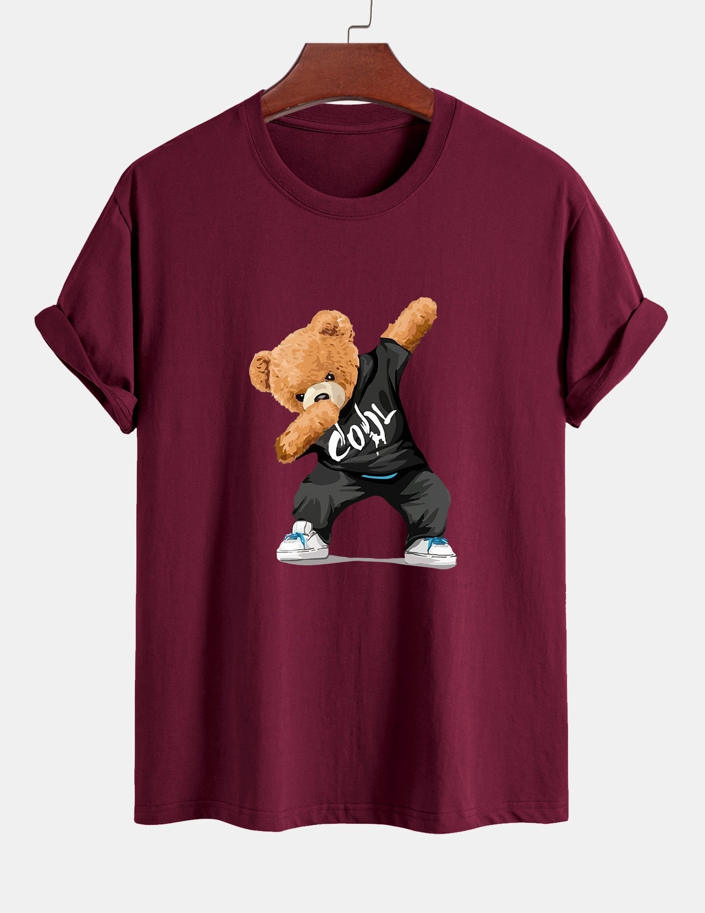 Guido® | Cool Bear Print Cotton T-Shirt