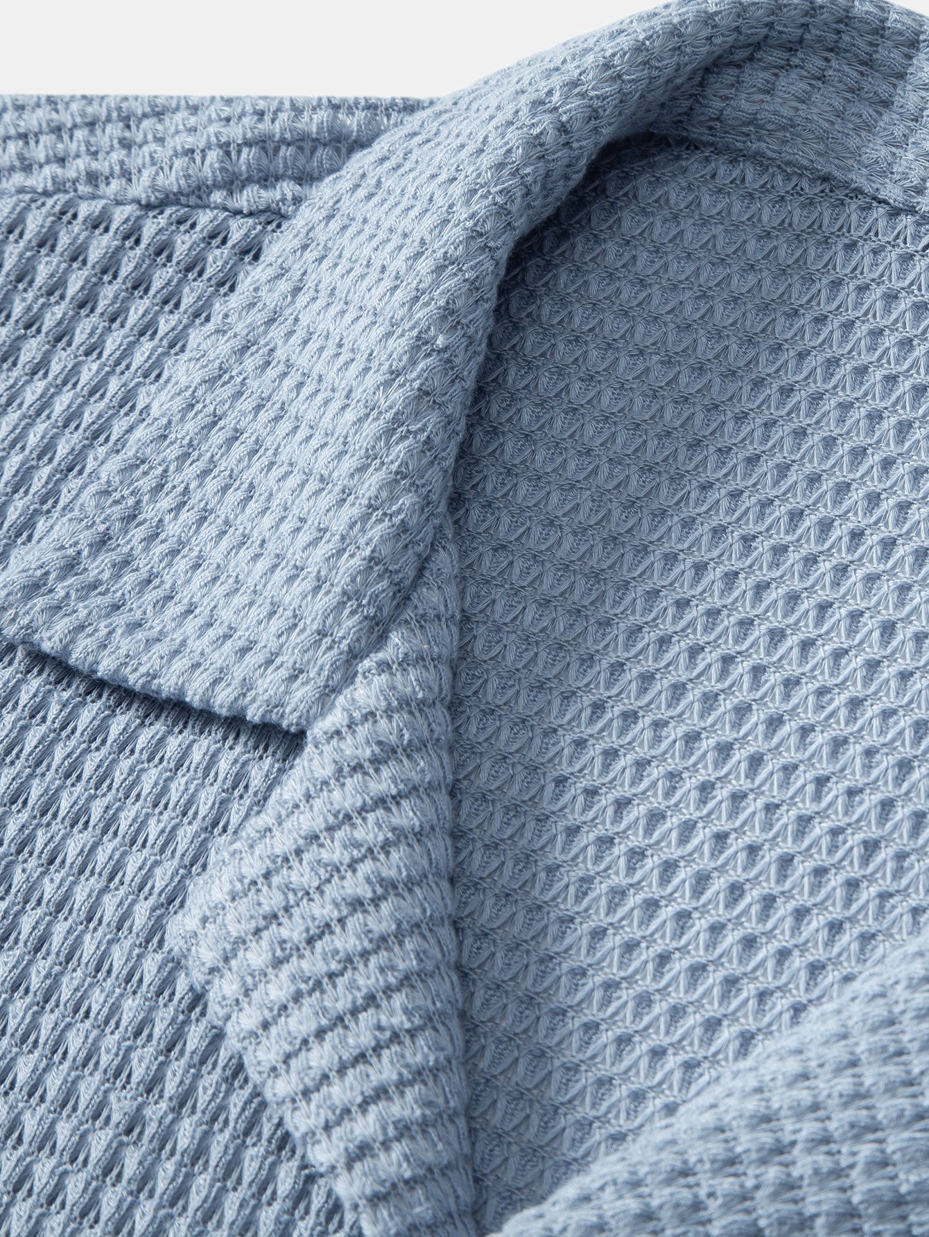 Ian® | Textured Cuban Shirt & Linen Cotton Blend Drawstring Shorts