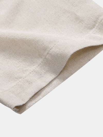 Cuno® | Linen Cuban Shirt With Pockets & Straight Leg Linen Pants