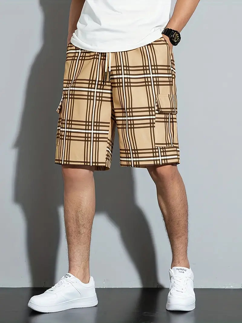 Innis® | Casual Checked Beach Shorts For Men