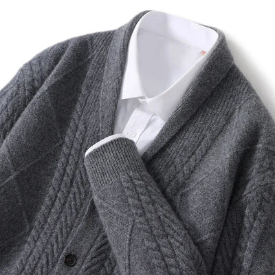 Dolores® | Exclusive Wool Cardigan With Check Pattern