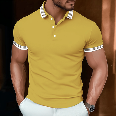 Marco | Men'S Basic Business Stitching Cotton Short Sleeve Polo Shirt